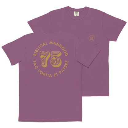 Biblical Manhood 75 Pocket T-Shirt (Comfort Colors)