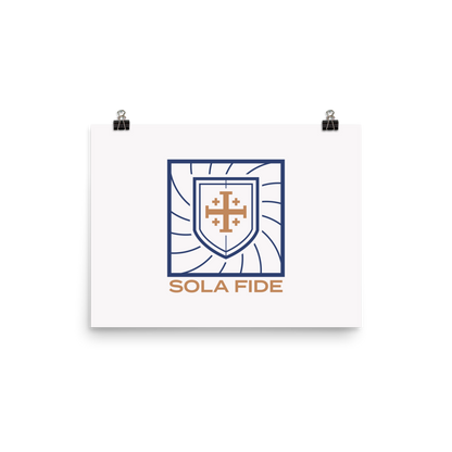 Sola Fide Poster - 1689 Designs