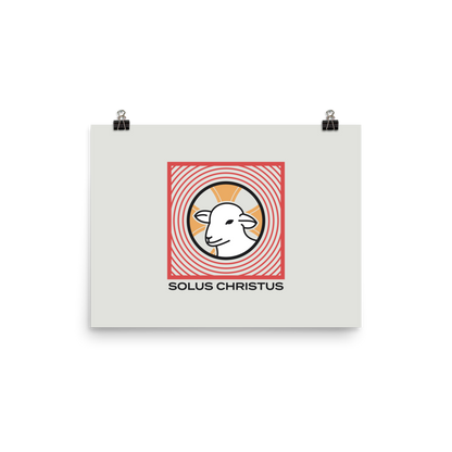 Solus Christus Poster - 1689 Designs