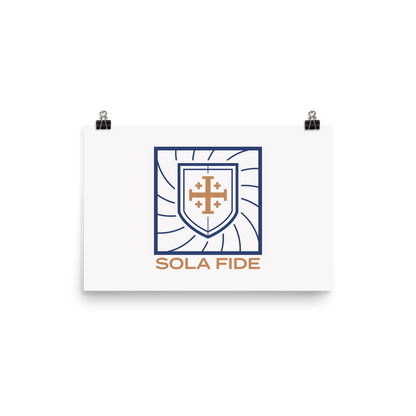 Sola Fide Poster - 1689 Designs