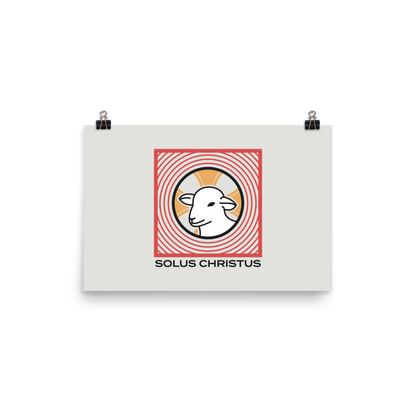 Solus Christus Poster - 1689 Designs