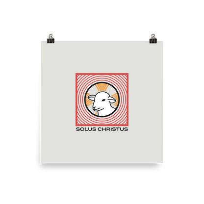 Solus Christus Poster - 1689 Designs