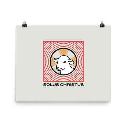 Solus Christus Poster - 1689 Designs