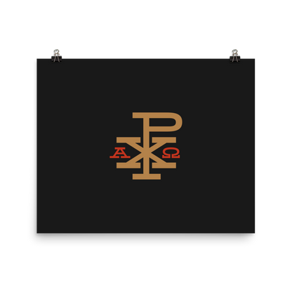 Alpha & Omega Chi Rho Print