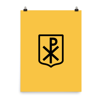 Chi Rho Poster - 1689 Designs