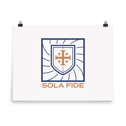 Sola Fide Poster - 1689 Designs