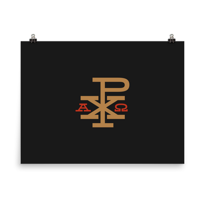 Alpha & Omega Chi Rho Print