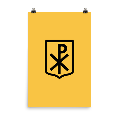 Chi Rho Poster - 1689 Designs