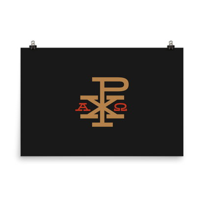 Alpha & Omega Chi Rho Print