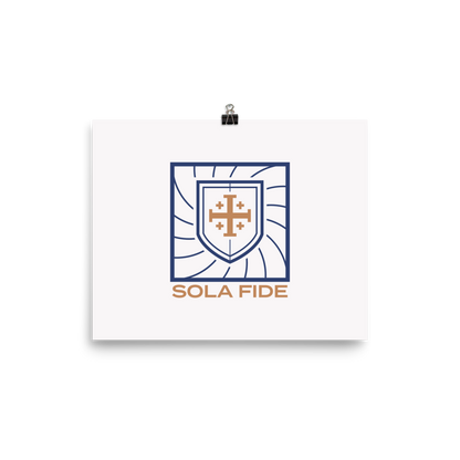 Sola Fide Poster - 1689 Designs