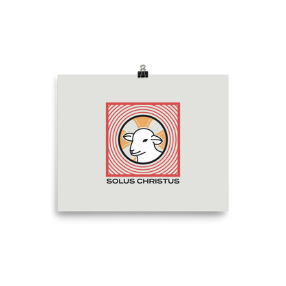 Solus Christus Poster - 1689 Designs