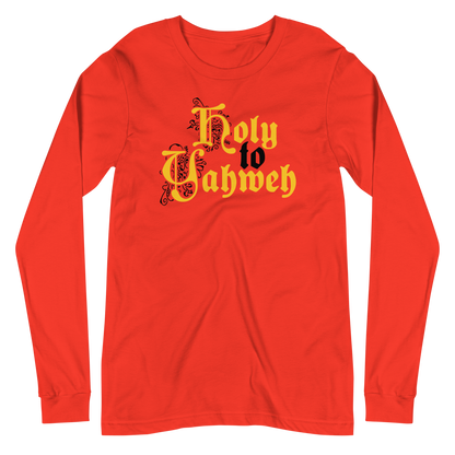 Holy to Yahweh Long Sleeve Shirt