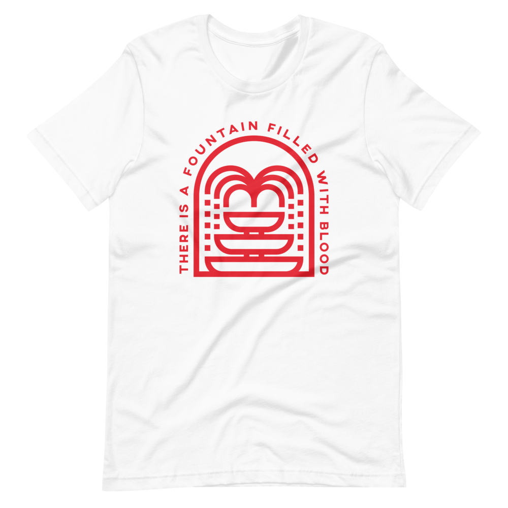 There Is A Fountain (Red Front Only) T-Shirt