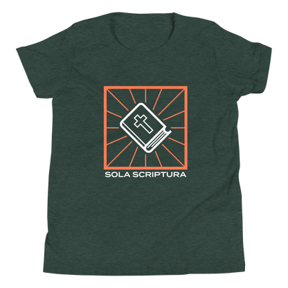 Sola Scriptura Youth T-Shirt - 1689 Designs