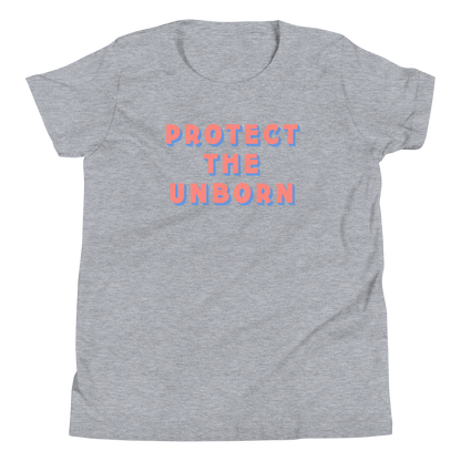 Protect The Unborn (Front Only) Youth T-Shirt