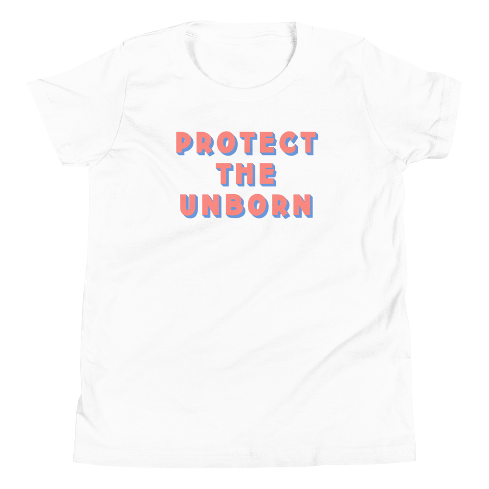 Protect The Unborn (Front Only) Youth T-Shirt