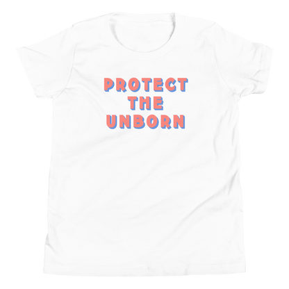 Protect The Unborn (Front Only) Youth T-Shirt